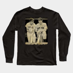 Ted Williams and Joe Di Maggio - Triple Crown Winner, 1947 Long Sleeve T-Shirt